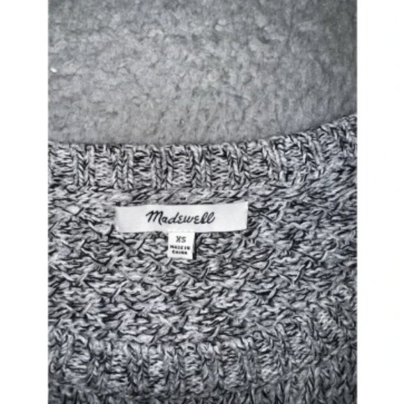 Madewell Sweater Women XS Marled Plaza Pullover - Picture 7 of 7